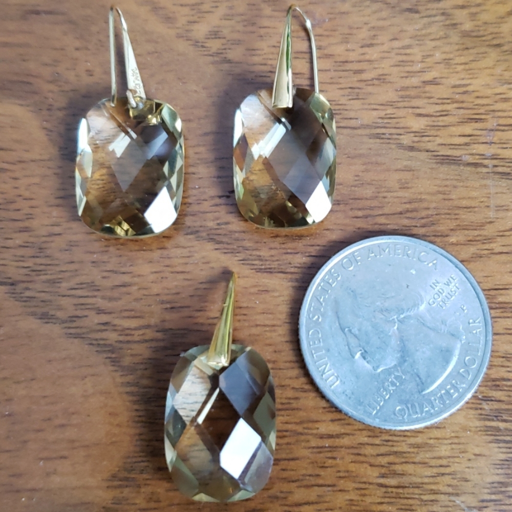 14k earring pendant set